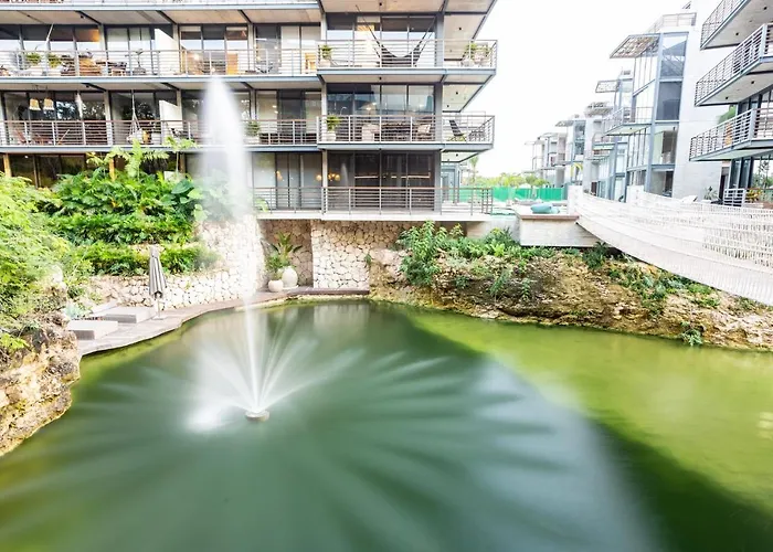 Luxury - Private Cenote & Gym Apartment